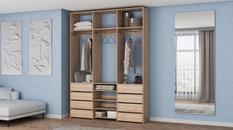 Стеллаж для одежды Мирта 95 BMS в рассрочку