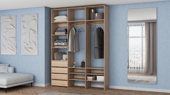 Стеллаж для одежды Мирта 99 BMS в рассрочку