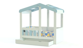 Кровать-домик Поль 11 BMS с крышей