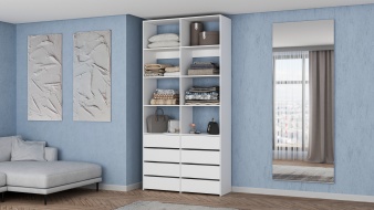 Распродажа - Стеллаж для одежды Мирта 40 BMS