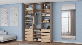 Стеллаж для одежды Мирта 96 BMS в рассрочку