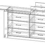 Чертеж Комод Клементина-4 BMS
