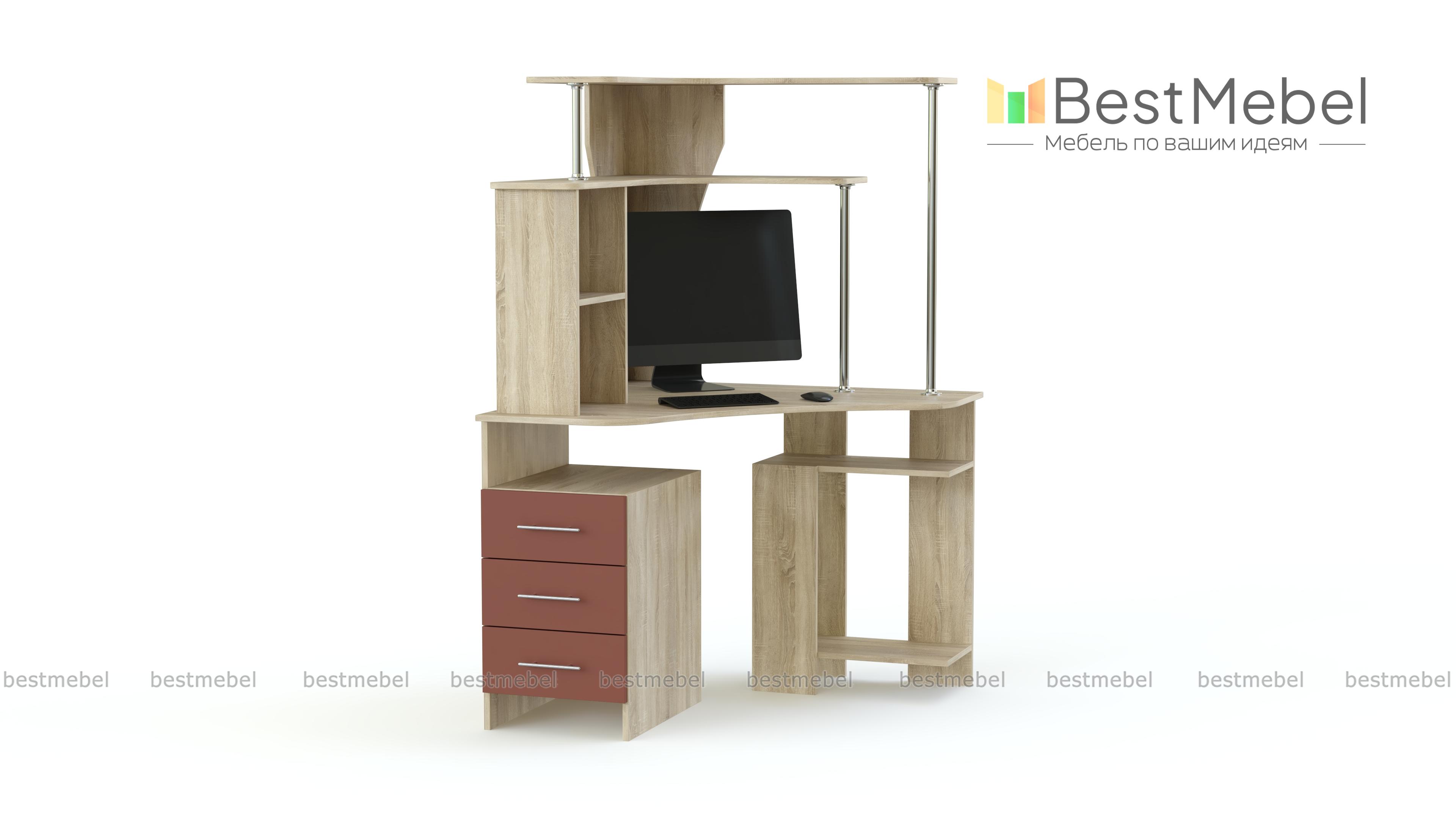 Стол компьютерный МБ-4.1 BMS - Фото