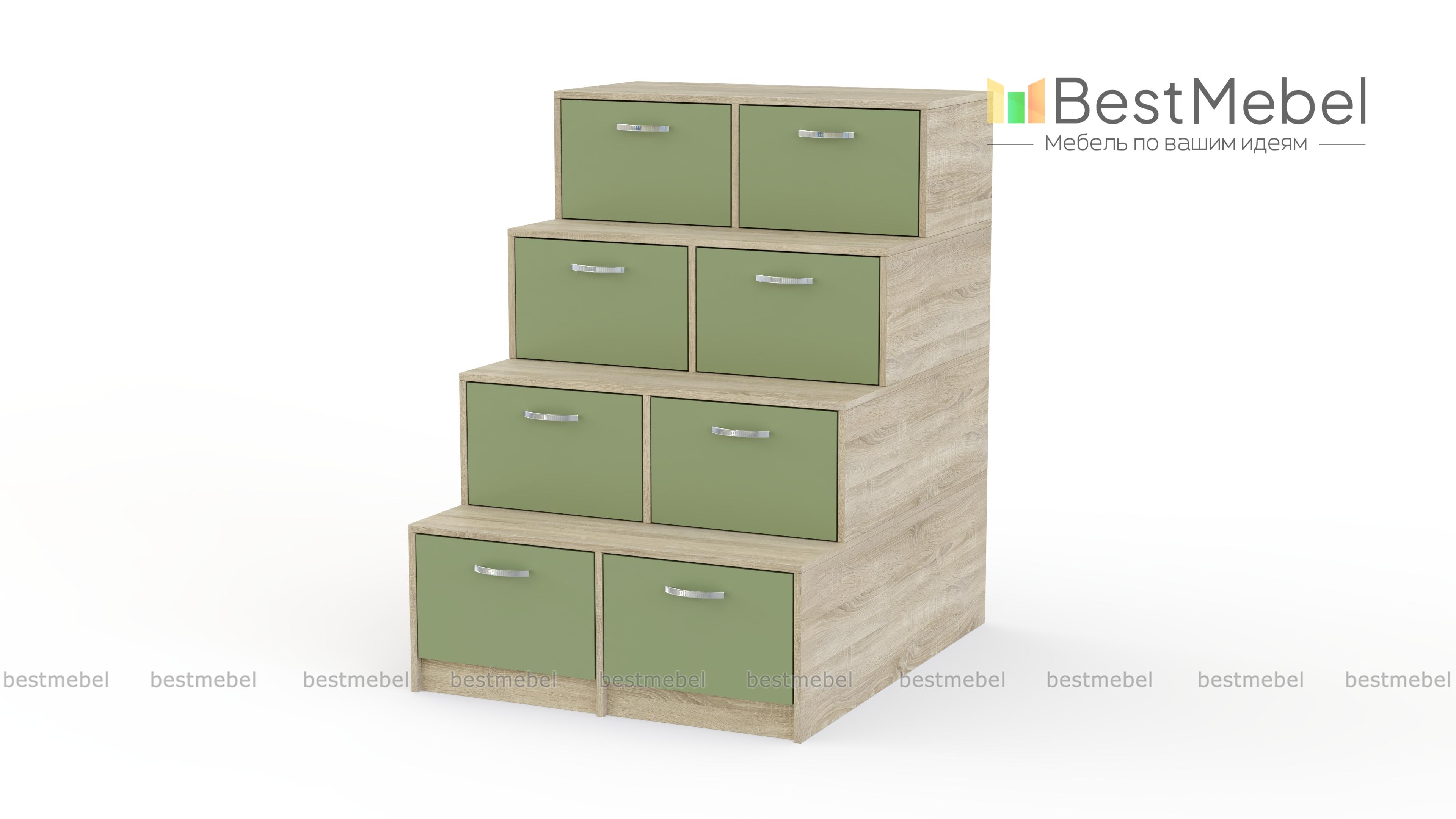 Лестница для кровати Роза 6 BMS - Фото