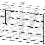 Комод Нордли Nordli 14