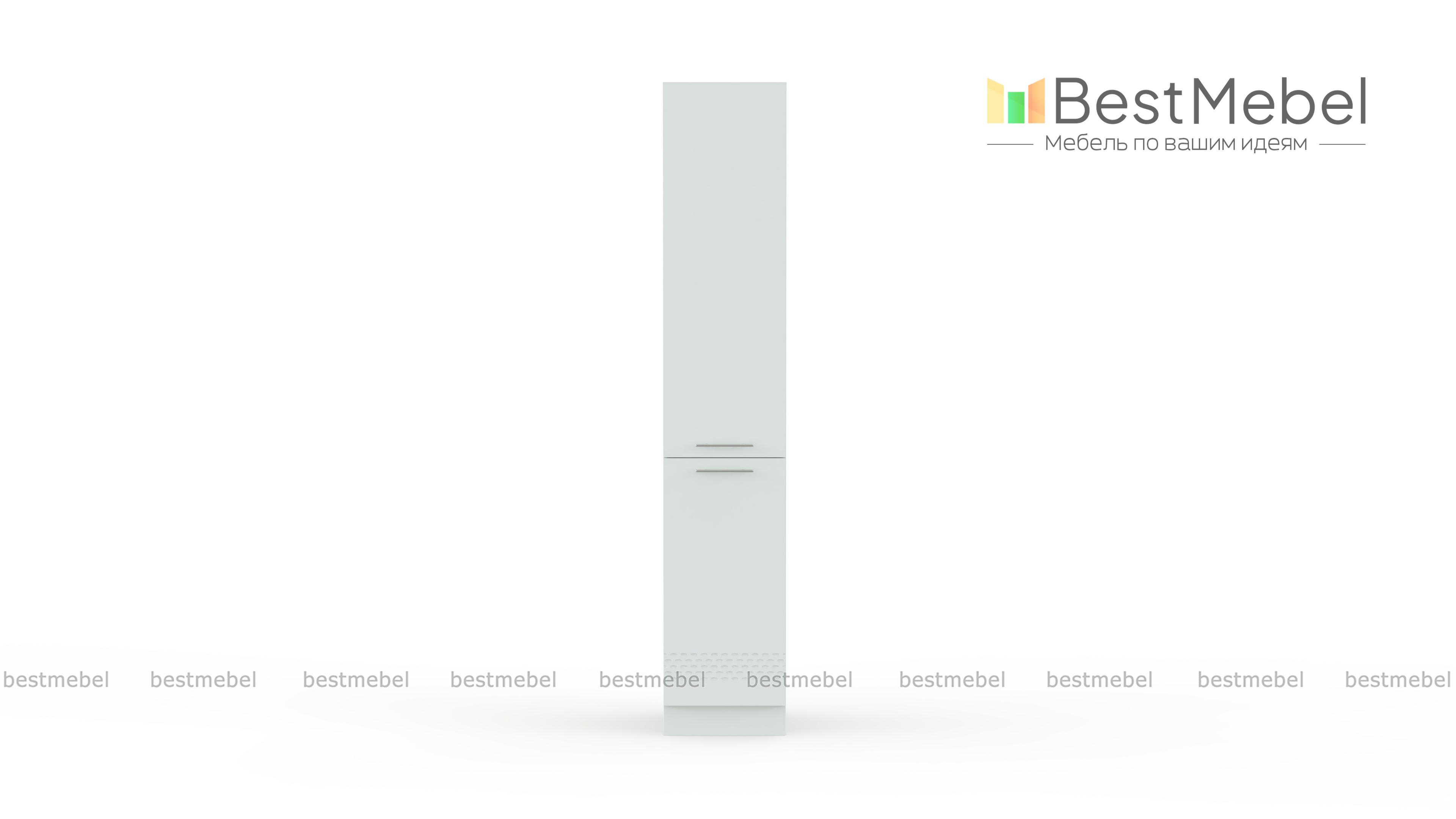 Шкаф верхний пенал Капля 400 BMS - Фото