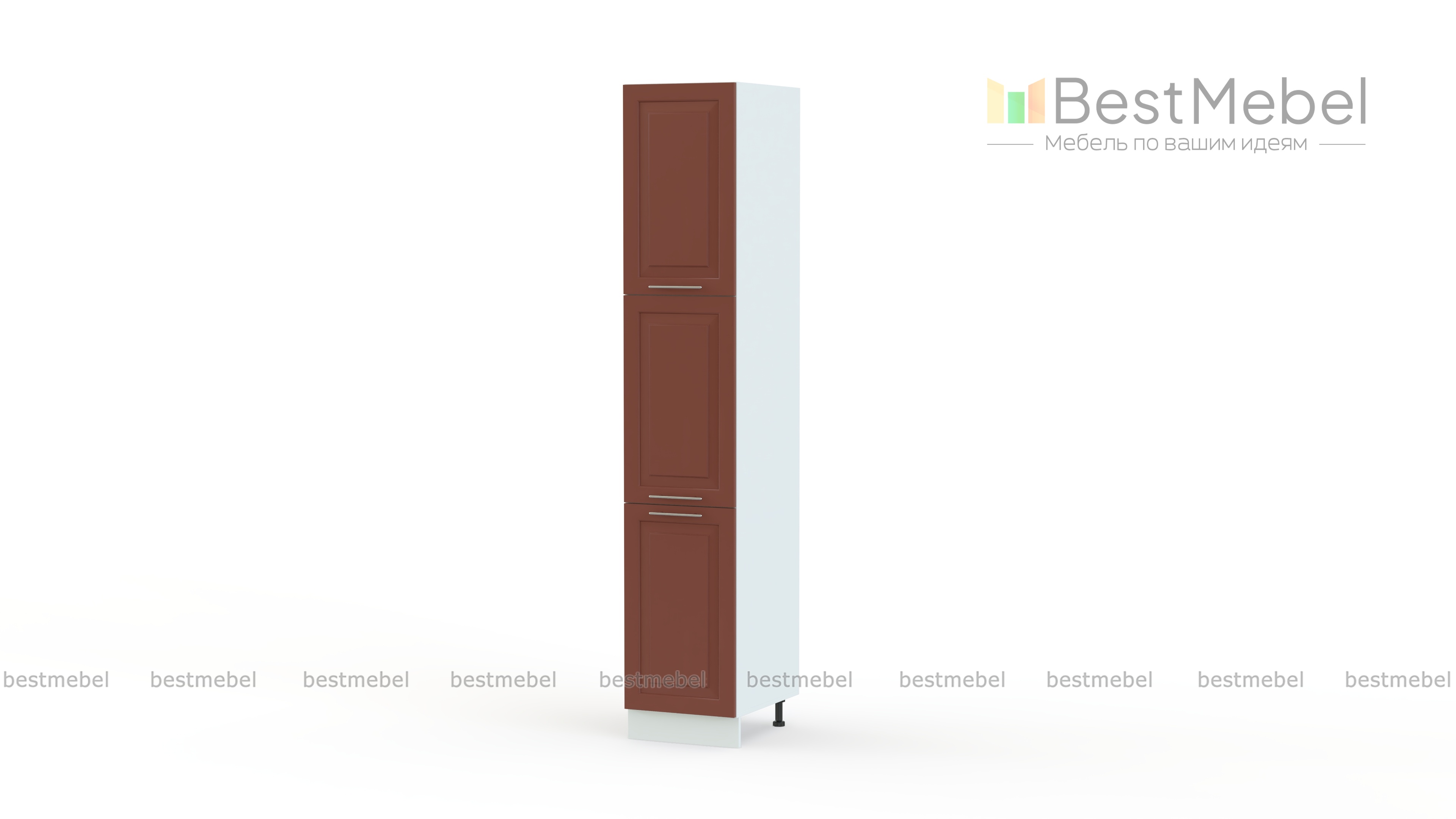 Шкаф-пенал трехдверный Ирен BMS