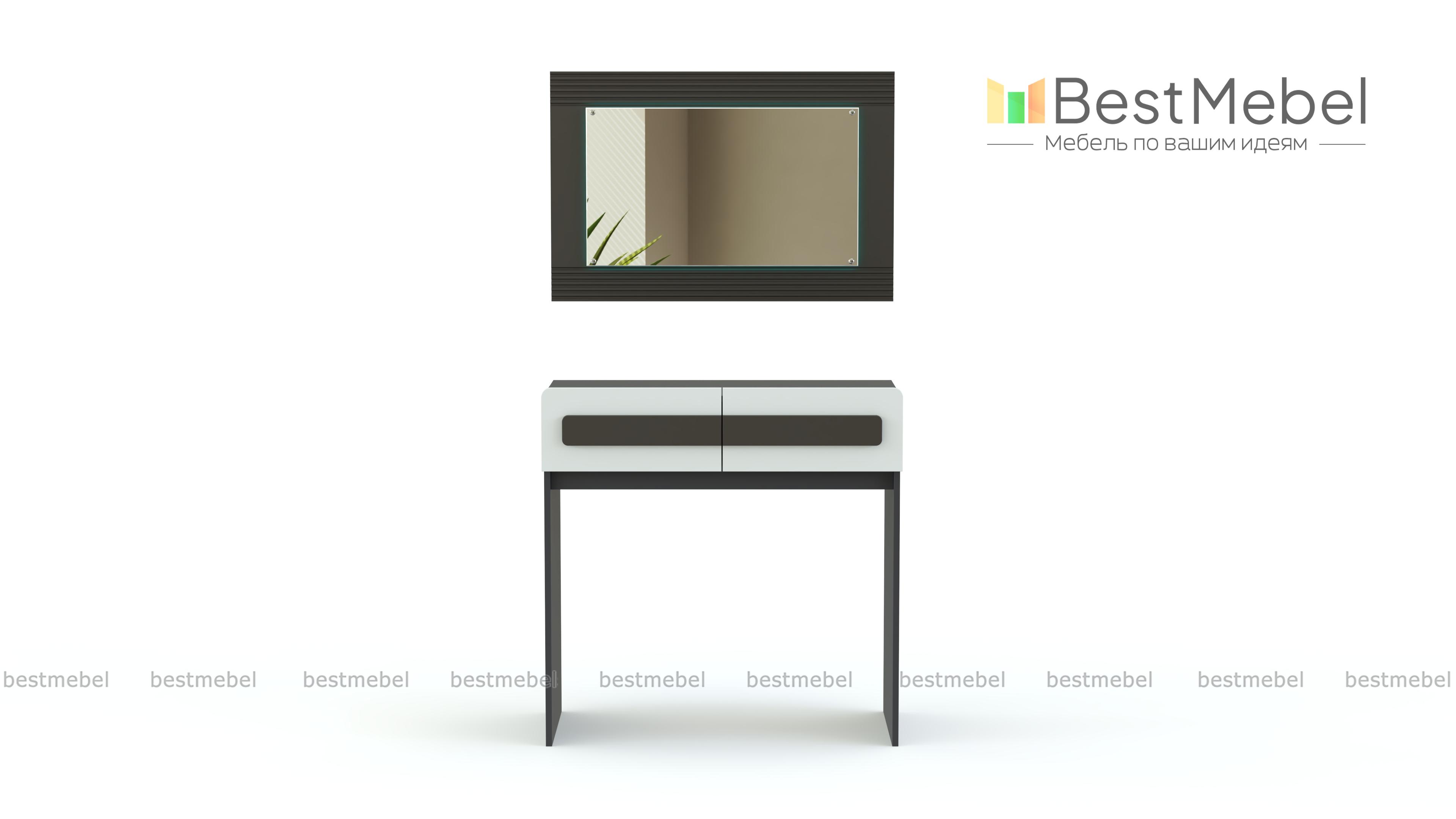 Стол туалетный с подсветкой Париж BMS - Фото