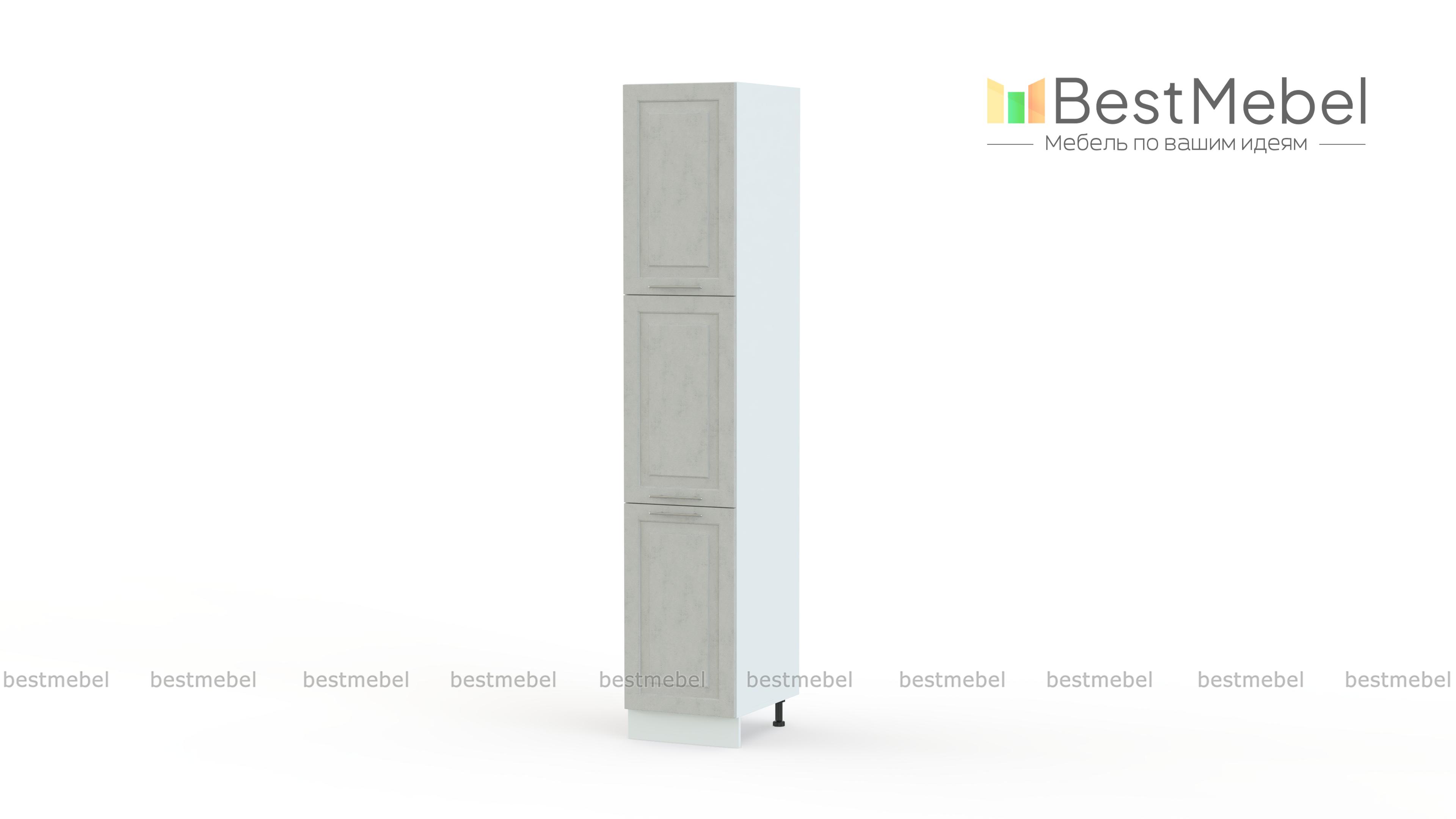 Шкаф-пенал трехдверный Ирен BMS - Фото