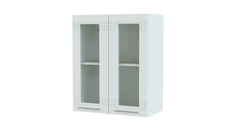 Шкаф навесной со стеклом 1000 Греция BMS - Фото