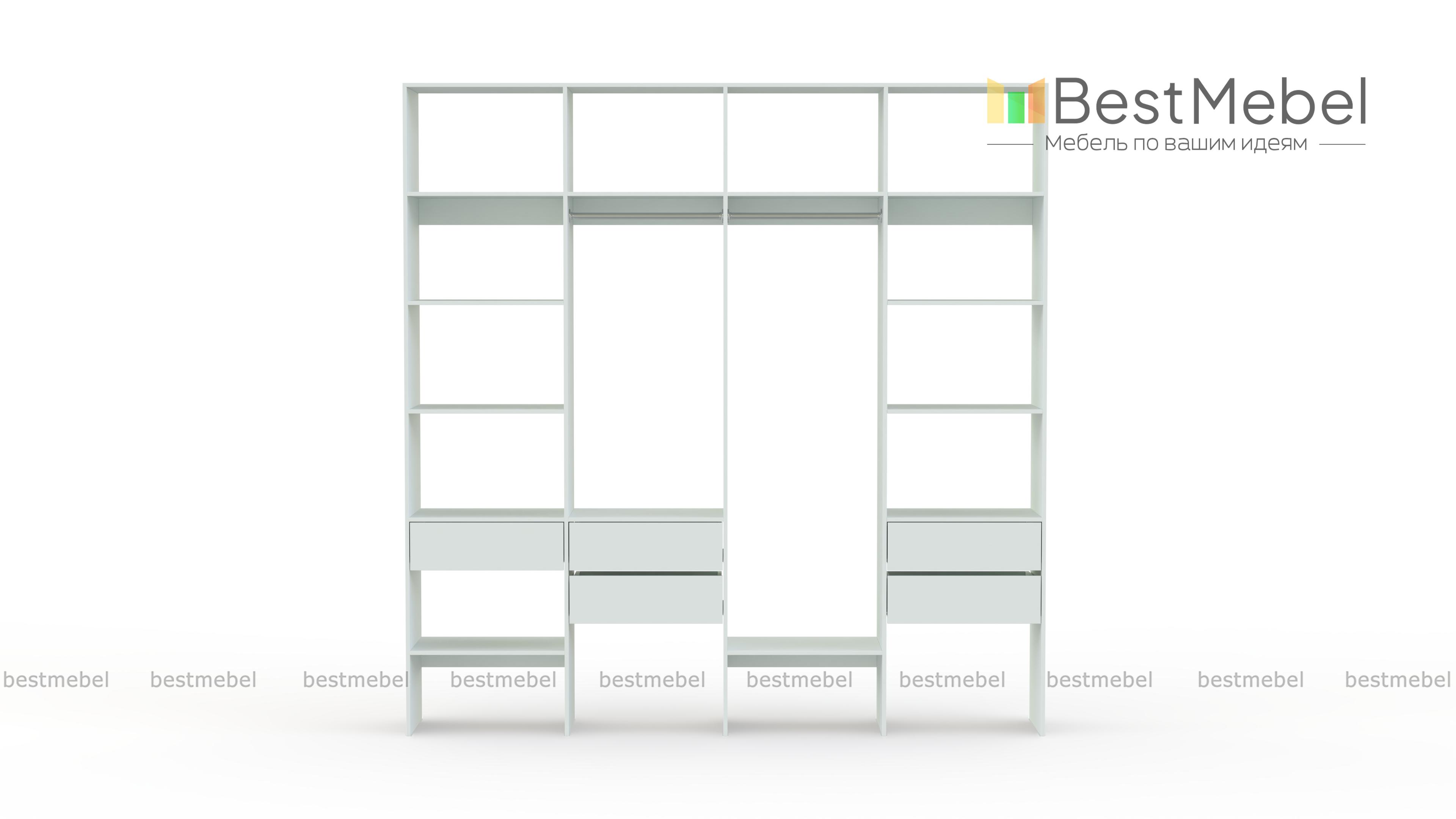 Стеллаж для одежды Мирта 68 BMS - Фото