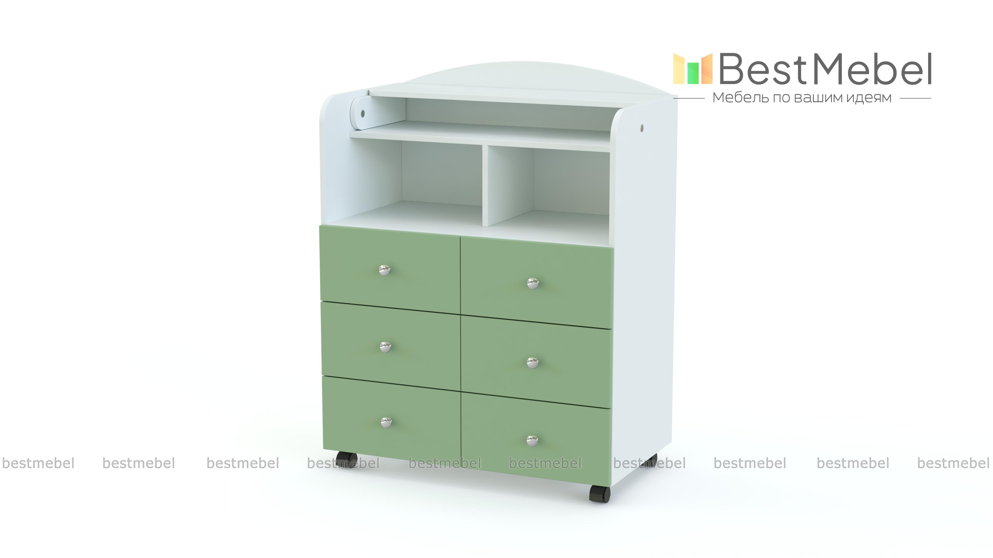 Пеленальный комод Анкор 3 BMS - Фото