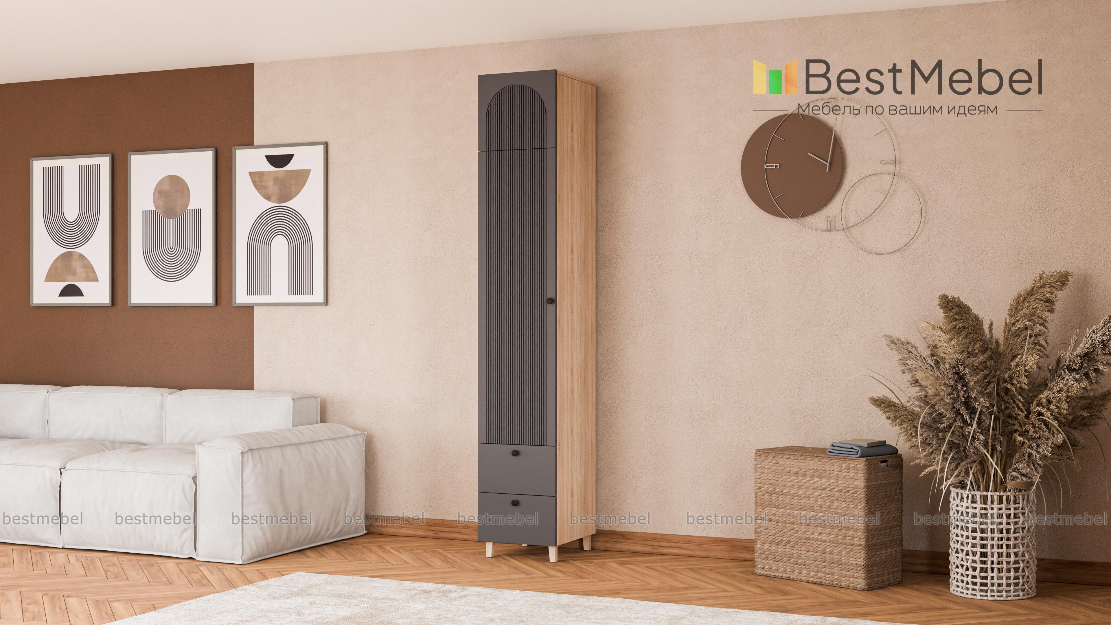 Шкаф-пенал Рене 14 BMS - Фото