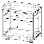 Схема сборки Тумба прикроватная Миф BMS