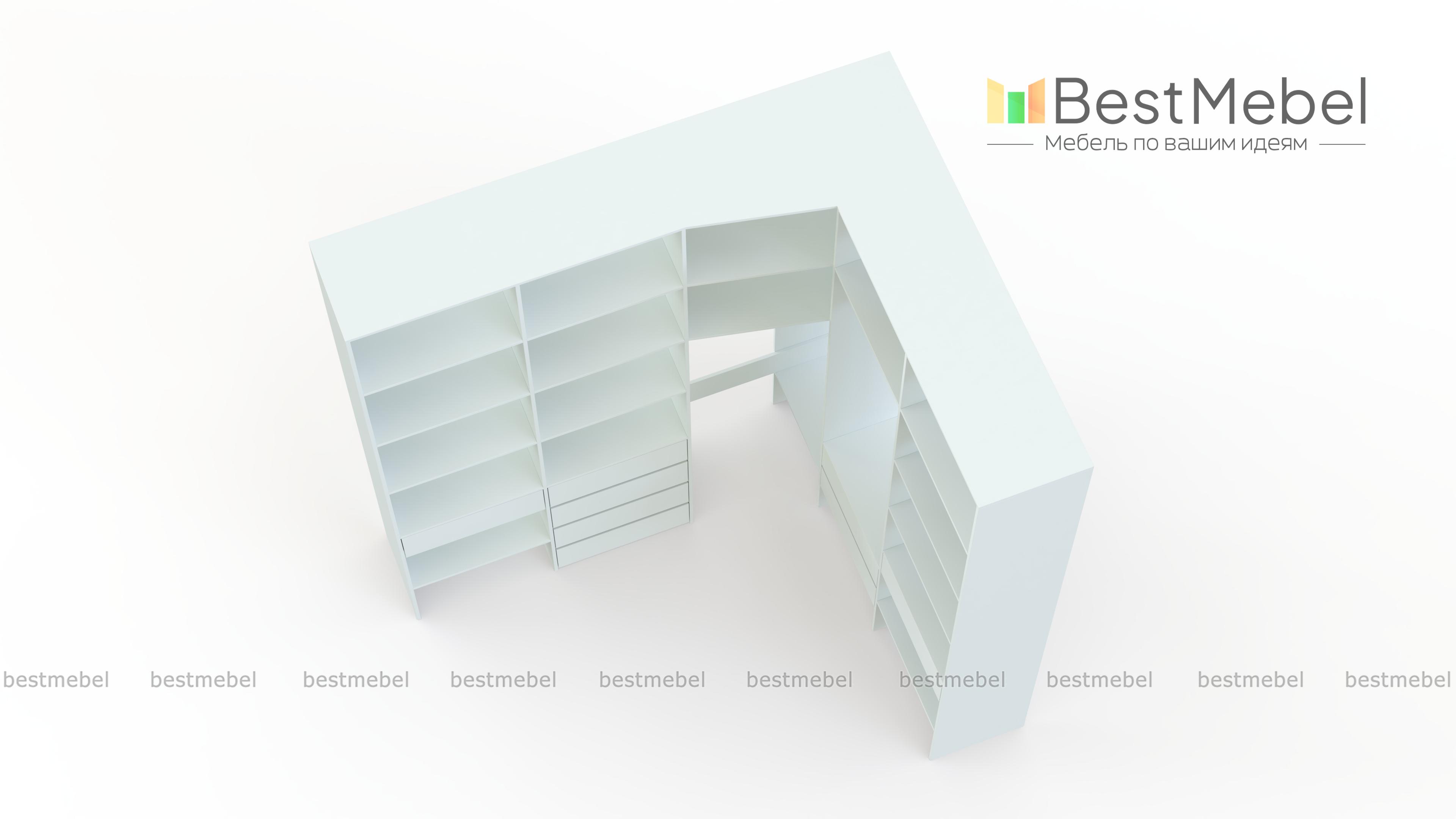 Стеллаж для одежды Мирта 26 BMS - Фото