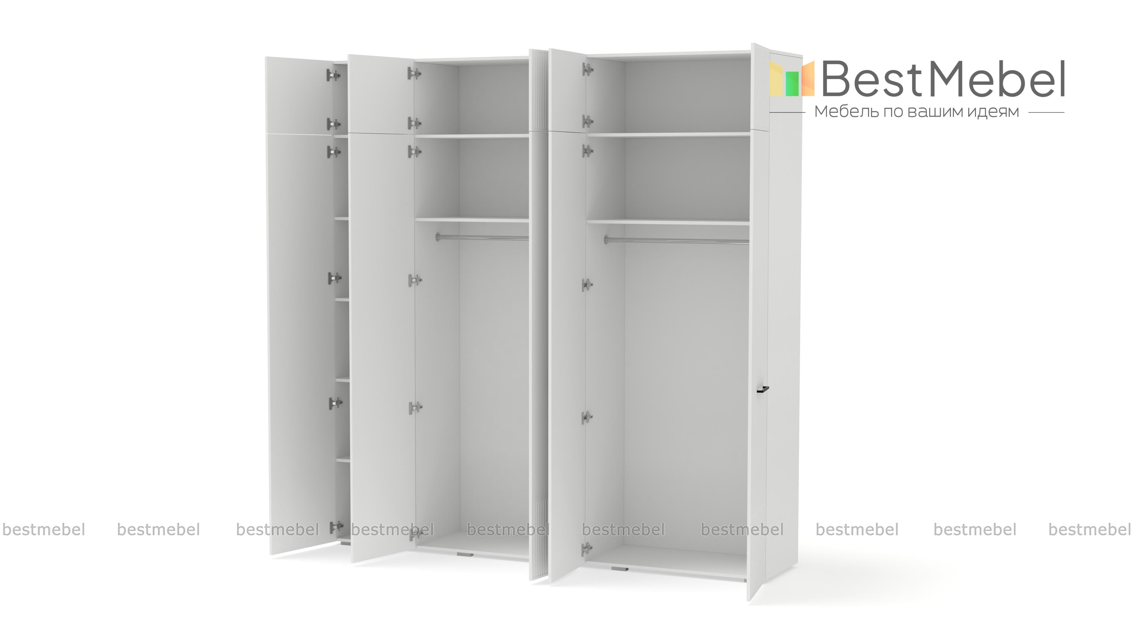 Шкаф распашной Декарт 11 BMS - Фото