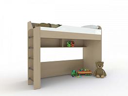 Кровать-чердак детская Ева КР-203 BMS (2100х1700х950)