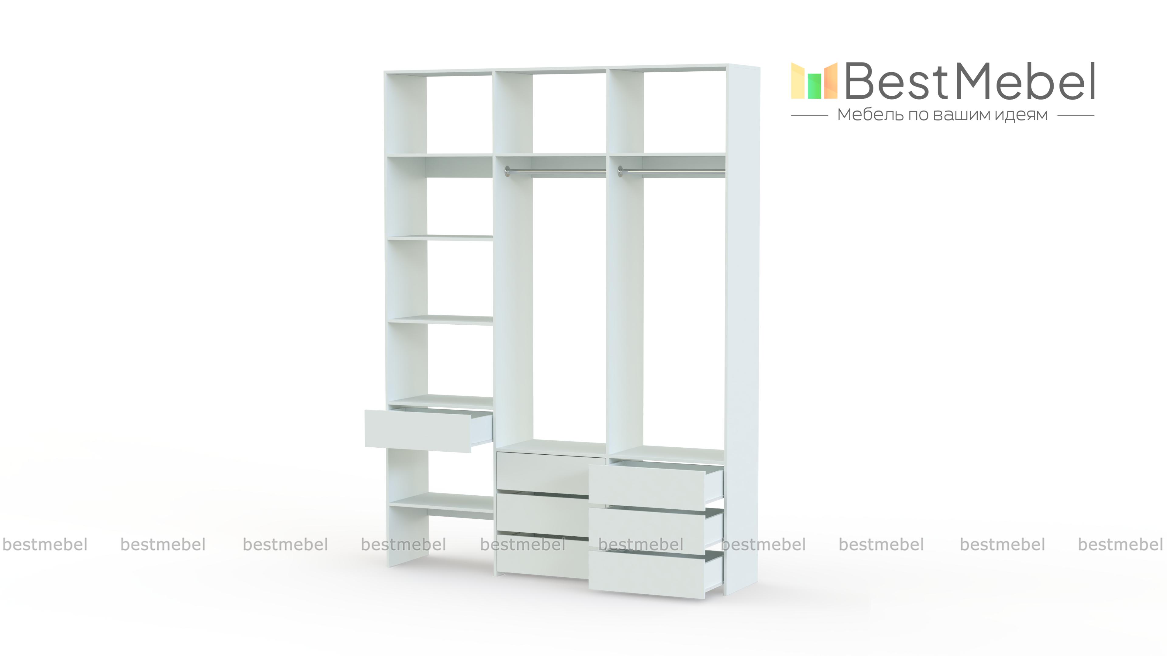 Стеллаж для одежды Мирта 52 BMS - Фото