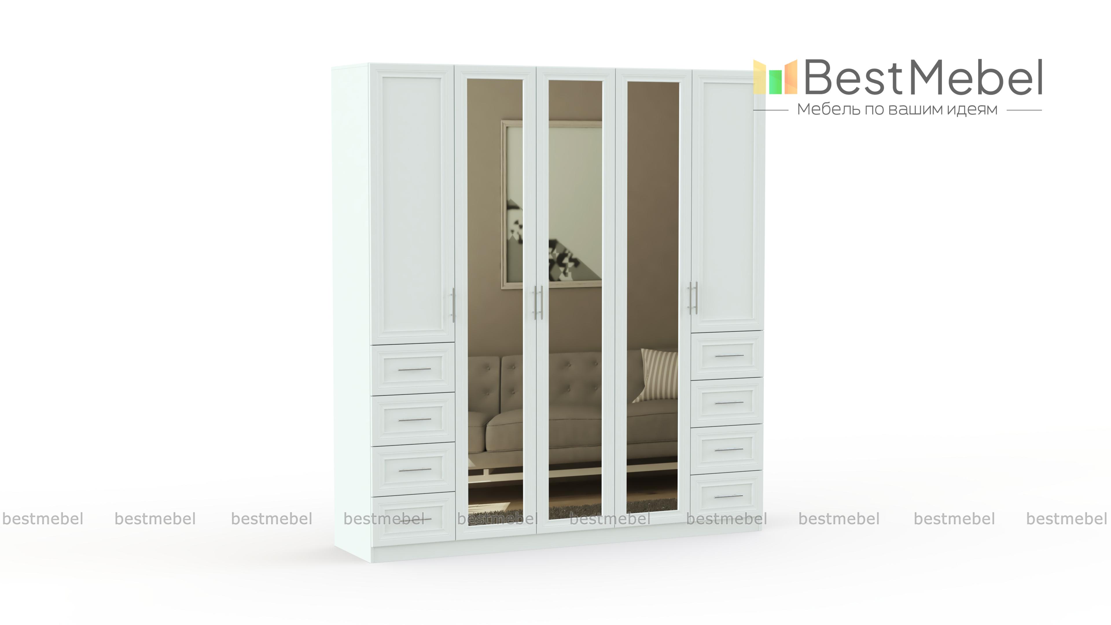 Распашной шкаф Крона 19 BMS - Фото